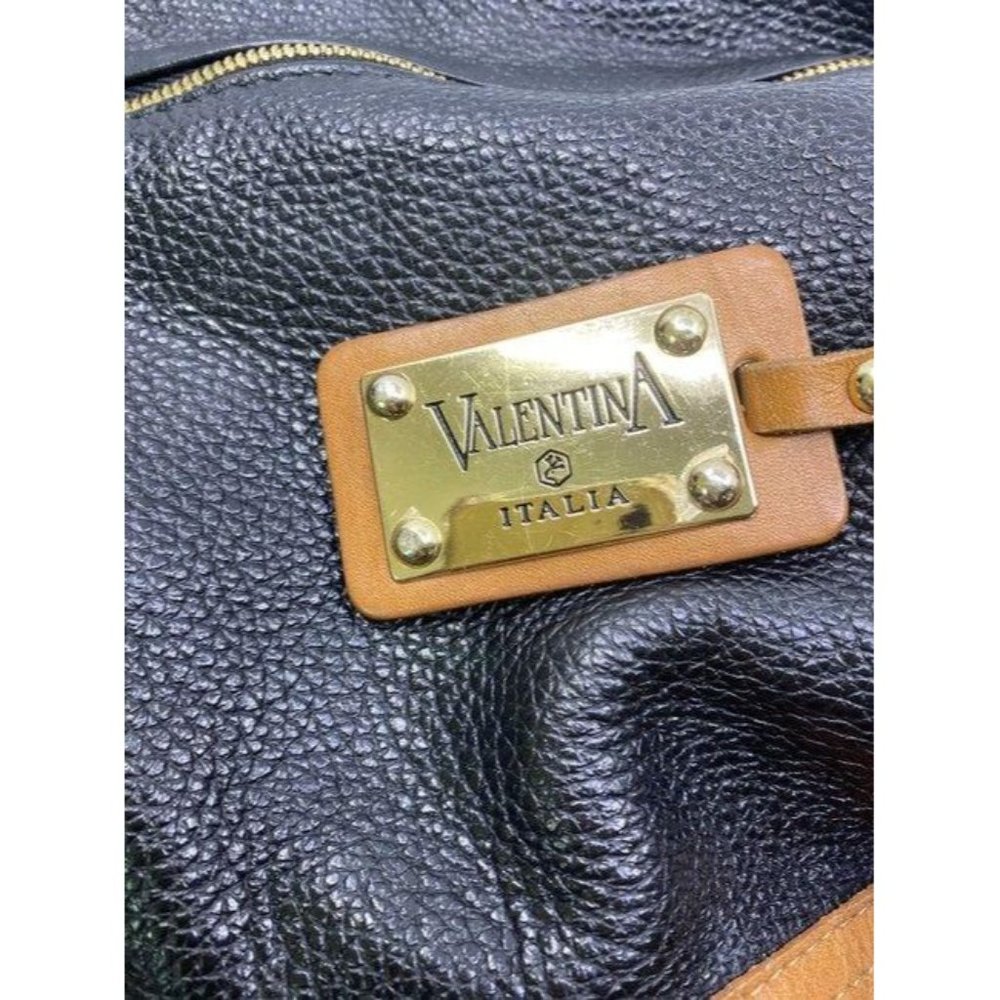 valentina black orange shoulder bag - Picture 8 of 11